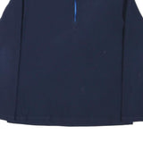 FILA Womens Blue Pullover Plain Quarter Zip Basic Knit Jumper M Polyester