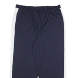 NAUTICA Mens Joggers Navy & White XL W38 L27 Relaxed Tapered Polyester