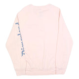 DISNEY Womens Pink Mickey Mouse Crew Neck M Cotton Blend Sweatshirt