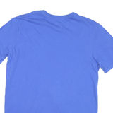 NIKE Mens Blue T-Shirt L Short Sleeve Crew Neck Cotton Blend Sportswear