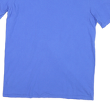 NIKE Mens Blue T-Shirt L Short Sleeve Crew Neck Cotton Blend Sportswear