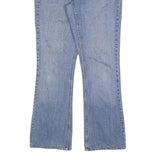 LEVI'S Womens Blue Regular Fit Flared Denim Medium Wash Jeans W34 L32 Classic