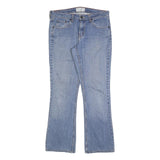 LEVI'S Womens Blue Regular Fit Flared Denim Medium Wash Jeans W34 L32 Classic