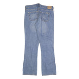 LEVI'S Womens Blue Regular Fit Flared Denim Medium Wash Jeans W34 L32 Classic
