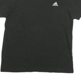 ADIDAS Mens Black Graphic T-Shirt XL Short Sleeve Crew Neck Casual Sportswear