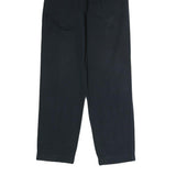 MALBORO CLASSICS Mens Cotton Black Regular Fit Straight Trousers W28 L33 Casual