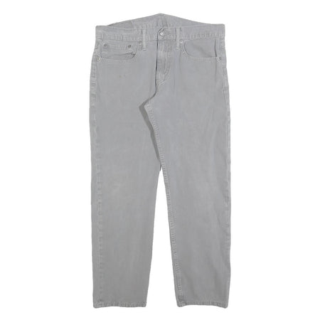 LEVI'S 502 Mens Jeans Grey Regular Straight Denim Medium W31 L26 Cotton Blend