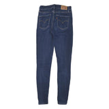 LEVI'S Womens Slim Blue Denim Slim Jeans W25 L29 Classic Cotton Blend Zip