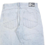 OKAY JEANS Mens Light Blue Denim Casual Shorts M W34 Cotton Blend