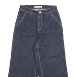 EICH TOO Womens Jeans Blue Relaxed Wide-Leg Denim Raw W28 L25 Stylish Casual