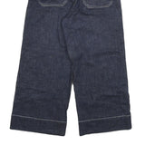 EICH TOO Womens Jeans Blue Relaxed Wide-Leg Denim Raw W28 L25 Stylish Casual