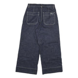 EICH TOO Womens Jeans Blue Relaxed Wide-Leg Denim Raw W28 L25 Stylish Casual