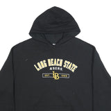 CHAMPION Mens Black Long Beach State 49ers Hoodie 2XL Cotton Blend Pullover