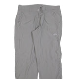 MAMMUT Womens Relaxed Grey Polyester Blend Zip Trousers W36 L32 Outdoor Casual