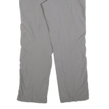 MAMMUT Womens Relaxed Grey Polyester Blend Zip Trousers W36 L32 Outdoor Casual