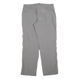 MAMMUT Womens Relaxed Grey Polyester Blend Zip Trousers W36 L32 Outdoor Casual