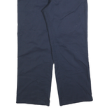 DICKIES Mens Cotton Blend Navy Blue Regular Straight Trousers W34 L30 Casual