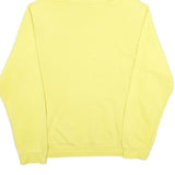 NIKE Mens Yellow Hoodie L Winged O Pullover Cotton Blend Casual Sportswear