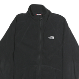 THE NORTH FACE Womens Black Fleece Jacket M Polyester Zip Full Sleeve Outdoor