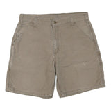 CARHARTT Mens Shorts Beige Casual Cotton Blend M W34 Workwear Durable