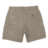 CARHARTT Mens Shorts Beige Casual Cotton Blend M W34 Workwear Durable