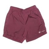 CHAMPION Mens Burgundy Casual Shorts L W30 Elasticated Waist Sportswear
