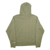 CHAMPION Mens Green Pullover Hoodie M Cotton Blend Casual Streetwear