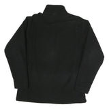 JACK WOLFSKIN Mens Black Jacket XL Polyester Blend Plain Outdoor Zip Sweatshirt