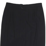 ESCADA Womens Black Classic Pencil Knee Length Cotton Skirt M Smart Formal