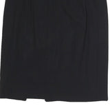 ESCADA Womens Black Classic Pencil Knee Length Cotton Skirt M Smart Formal