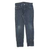 LEVI'S 502 Mens Jeans Blue Slim Straight Denim Medium W29 L27 Stylish Zip
