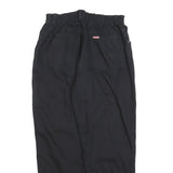 TEDDY'S Womens Cotton Blend Black Relaxed Tapered Trousers W30 L28 Casual Wear