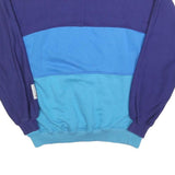 Womens Blue & Dark Blue Sweatshirt Crew Neck XL Casual Cotton Blend Pullover