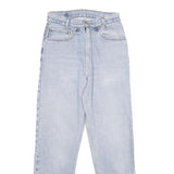 LEVI'S 505 Womens Jeans Blue Regular Straight Denim Light W25 L30 Classic Fit