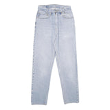 LEVI'S 505 Womens Jeans Blue Regular Straight Denim Light W25 L30 Classic Fit