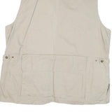 REGATTA Mens Beige Utility Zip Jacket XL Cotton Blend Casual Outdoor Vest