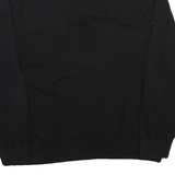 NAUTICA Mens Black Plain Pullover Jumper Crew Neck Cotton 2XL Casual Stylish