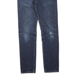 CARHARTT Mens Jeans Blue Regular Skinny Denim Medium W30 L32 Classic Zip