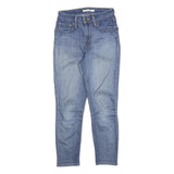 LEVI'S 721 Womens Jeans Blue Slim Skinny Denim Medium W25 L25 Stretch Cotton