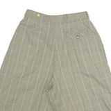 Mens Beige Casual Check Shorts M W28 Classic Cotton Blend Summer Wear