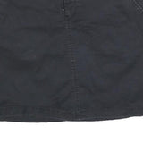 JESSICA Womens Black Mini Cotton Blend Plain Skort M Casual Everyday Style