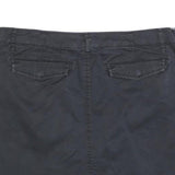 JESSICA Womens Black Mini Cotton Blend Plain Skort M Casual Everyday Style