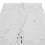 DICKIES Womens Shorts White Casual Cotton Blend M W29 Workwear Pockets