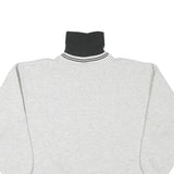 WOE Mens Grey & Black Sweatshirt Roll Neck XL Team Spirit Casual Pullover