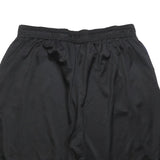 REEBOK Mens Black & Blue Sports Casual Polyester Shorts XL W34