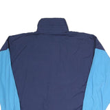 LEOPARD Mens Blue & Light Blue Track Jacket M Polyester Blend Colourblock