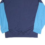 LEOPARD Mens Blue & Light Blue Track Jacket M Polyester Blend Colourblock