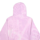 CHAMPION REVERSE WEAVE Womens Pink Tie Dye Pullover Hoodie L Casual Sweatshirt