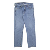 LEVI'S 505 Mens Jeans Blue Regular Straight Denim Medium W34 L30 Classic Style