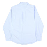 TOMMY HILFIGER Mens Blue Classic Fit Shirt M Cotton Button Collar Pocket